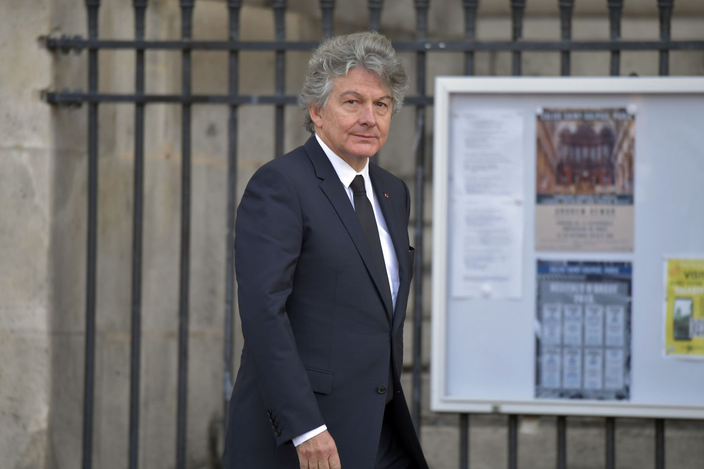 Euroopa Komisjoni voliniku kandidaadiks esitatud endine Prantsuse majandusminister Thierry Breton 30. septembril Pariisis.