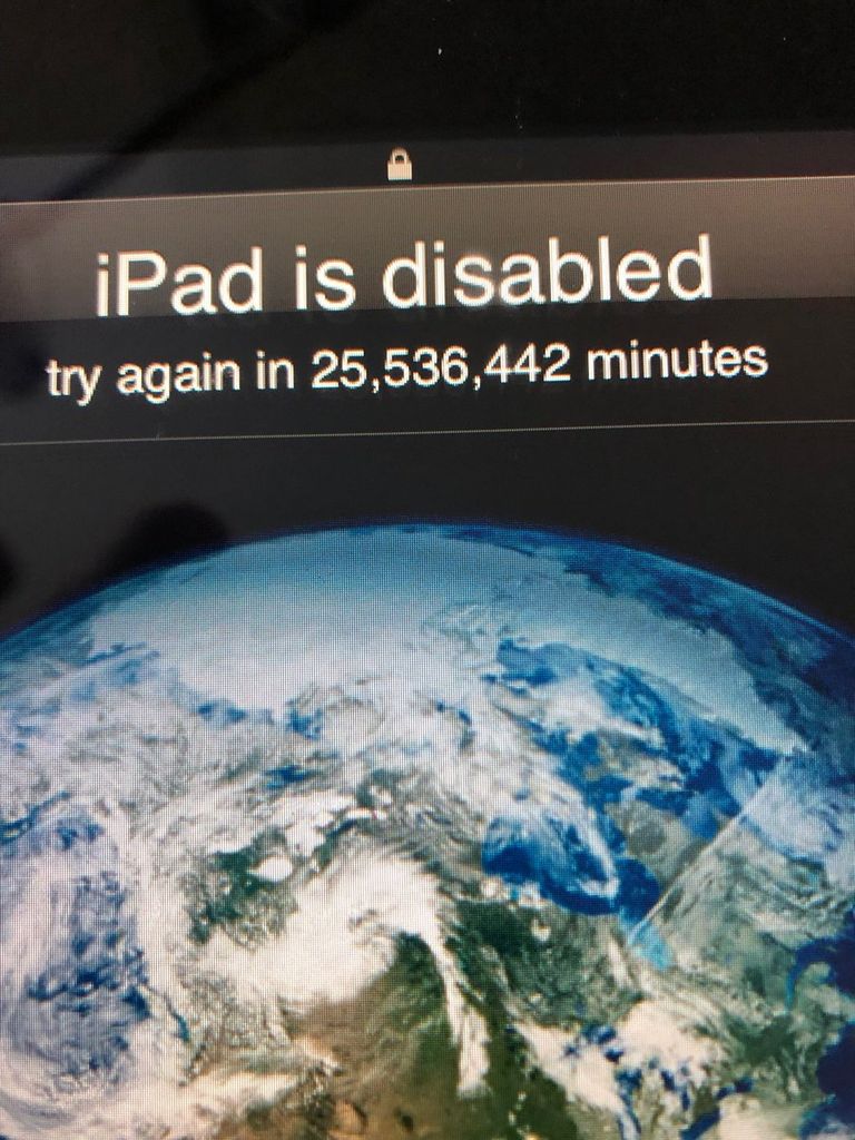 Evan Osnose iPad teatas, et see lukustus rohkem kui 25 miljoniks minutiks