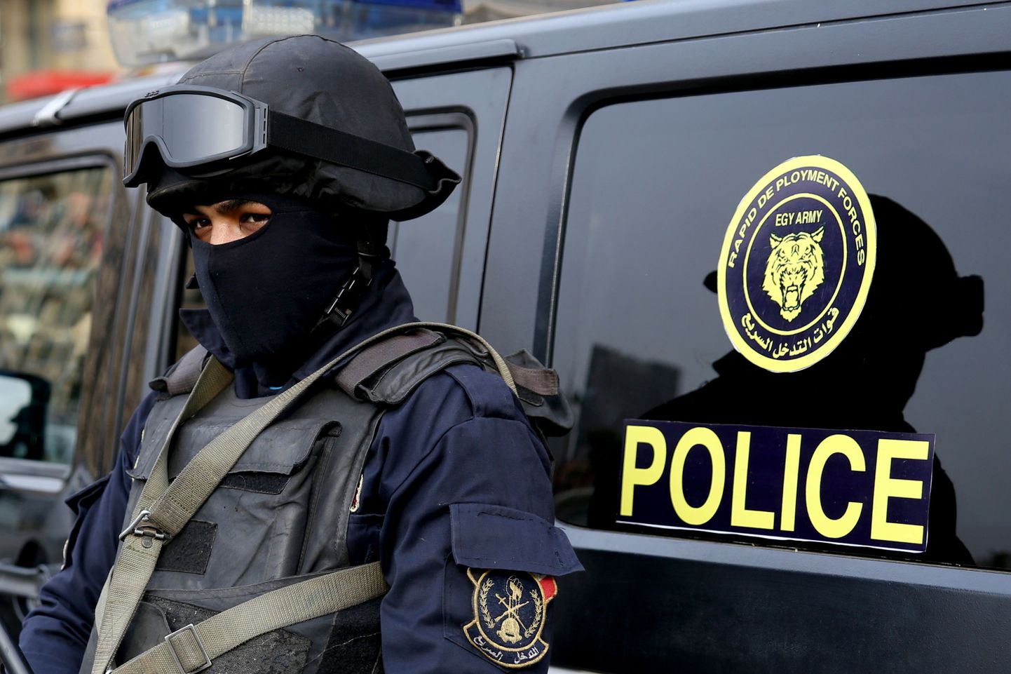 Ēģiptes policists. Ilustratīvs attēls