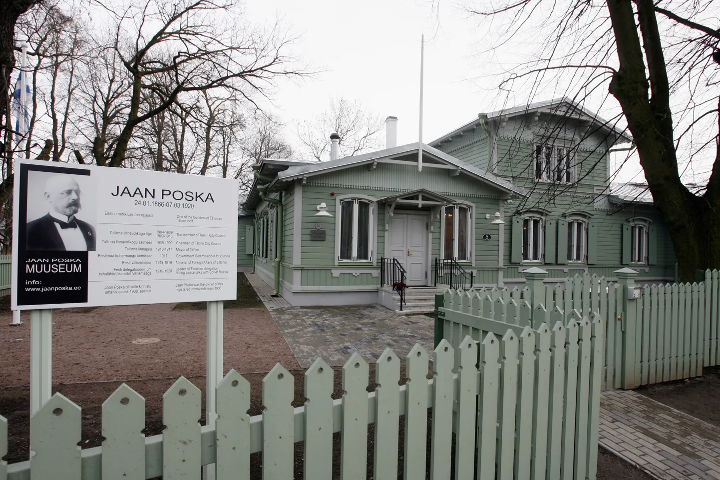 Jaan Poska maja Kadriorus.