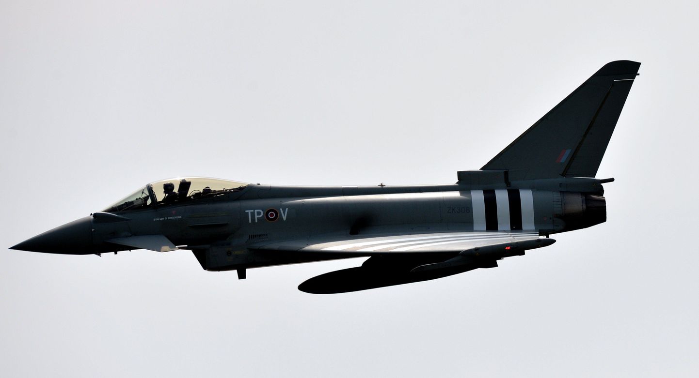 Briti kuninglike õhujõudude (RAF) Typhoon.