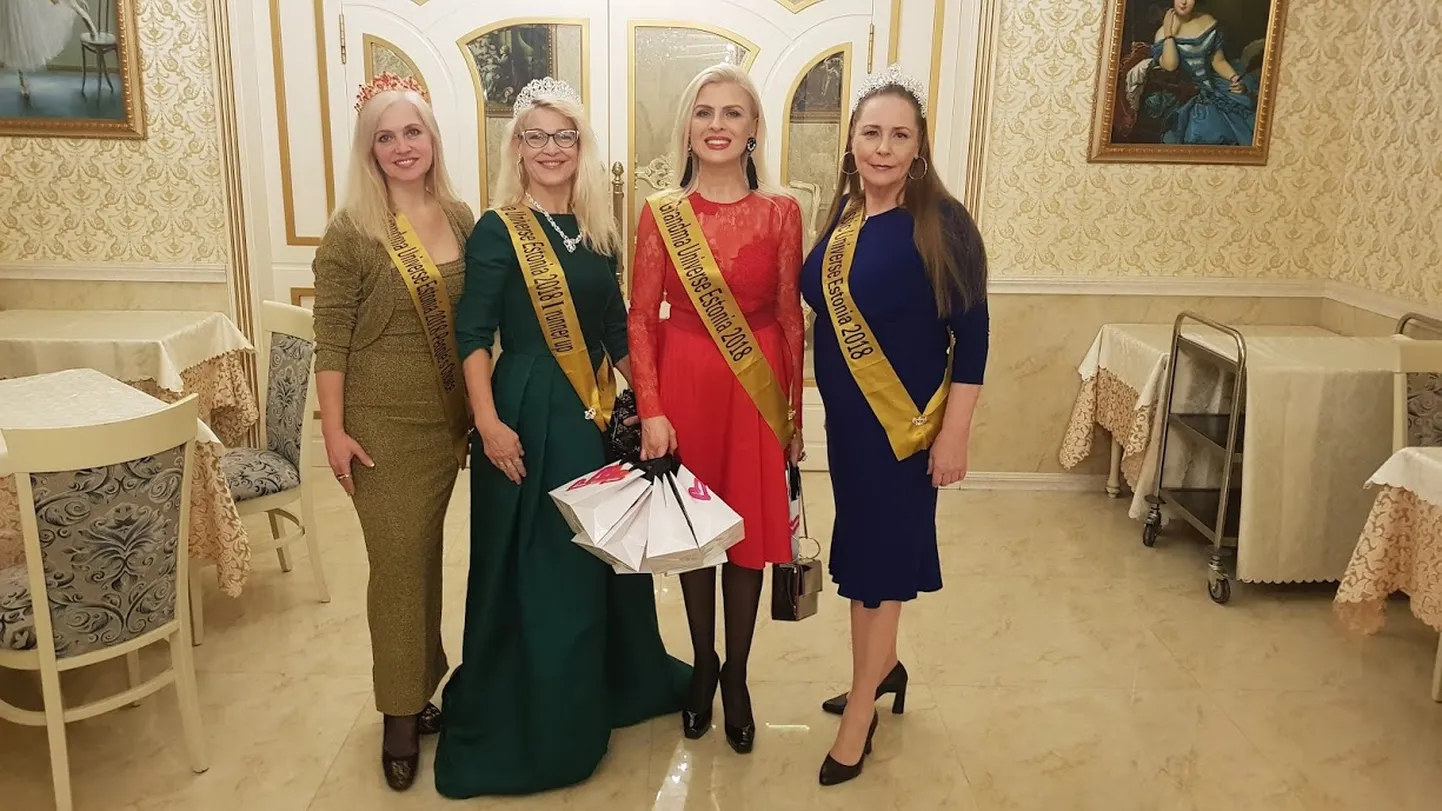 Призеры и победители конкурса Grandma Universe/Classic Universe 2018 Инга Виролайнен, Наталья Мянд, Лилия Козлова, Рийтта Конделин на конкурсе Grandma Universe/Classic Universe 2019