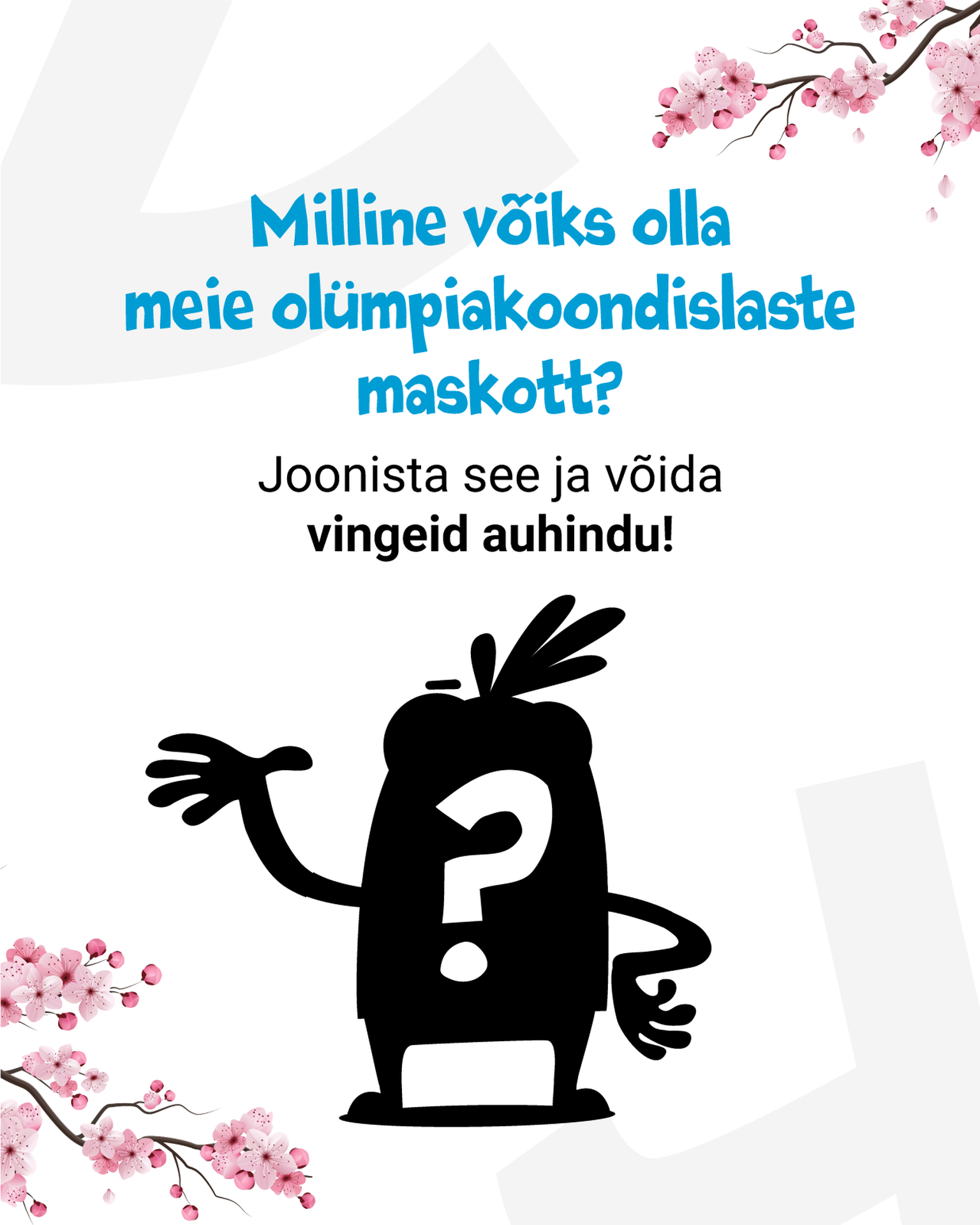 Joonista Eesti olümpiakoondislastele maskott!
