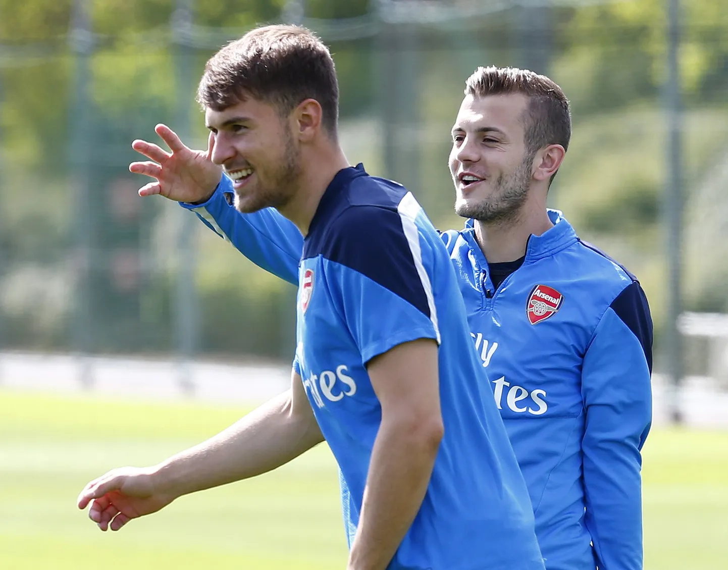 Jack Wilshere (paremal) ja Aaron Ramsey (vasakul)