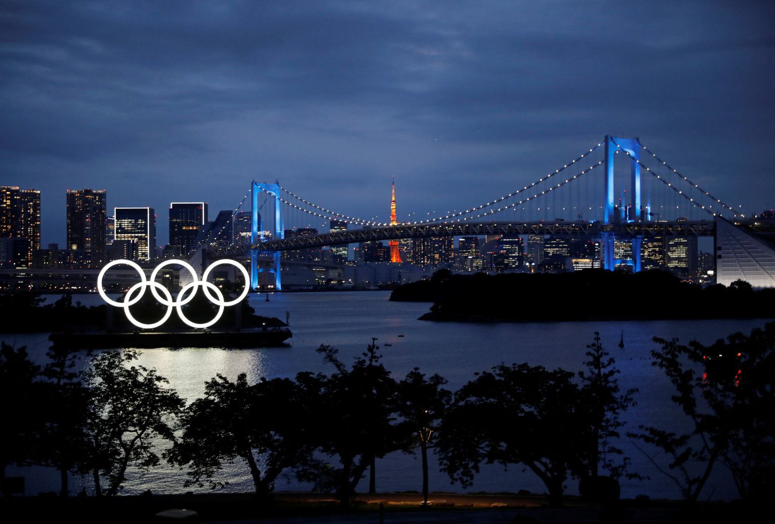 Tokijas olimpisko spēļu olimpiskie riņķi