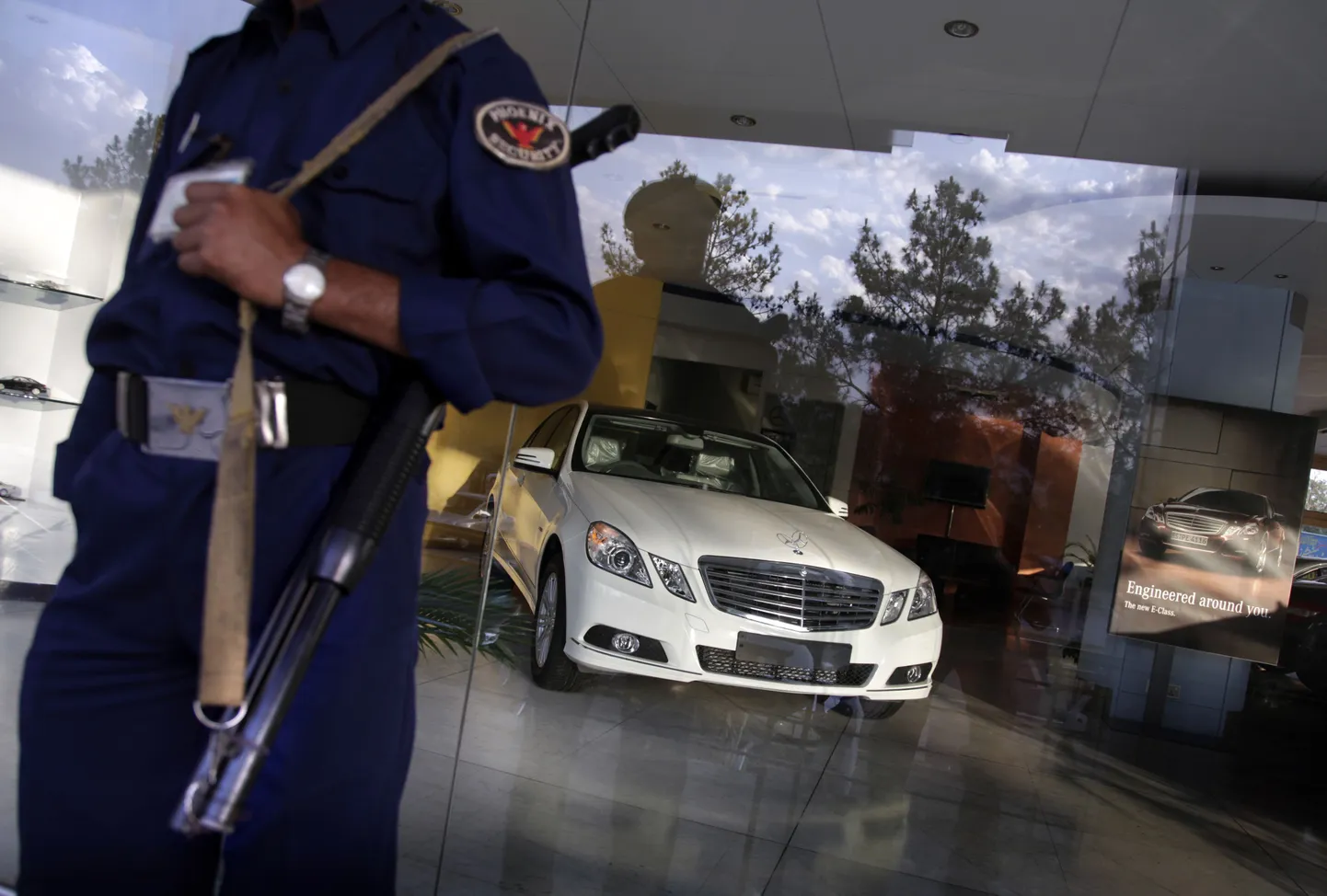 Šveitsis püüti kinni Mercedes, foto on illustatiivne