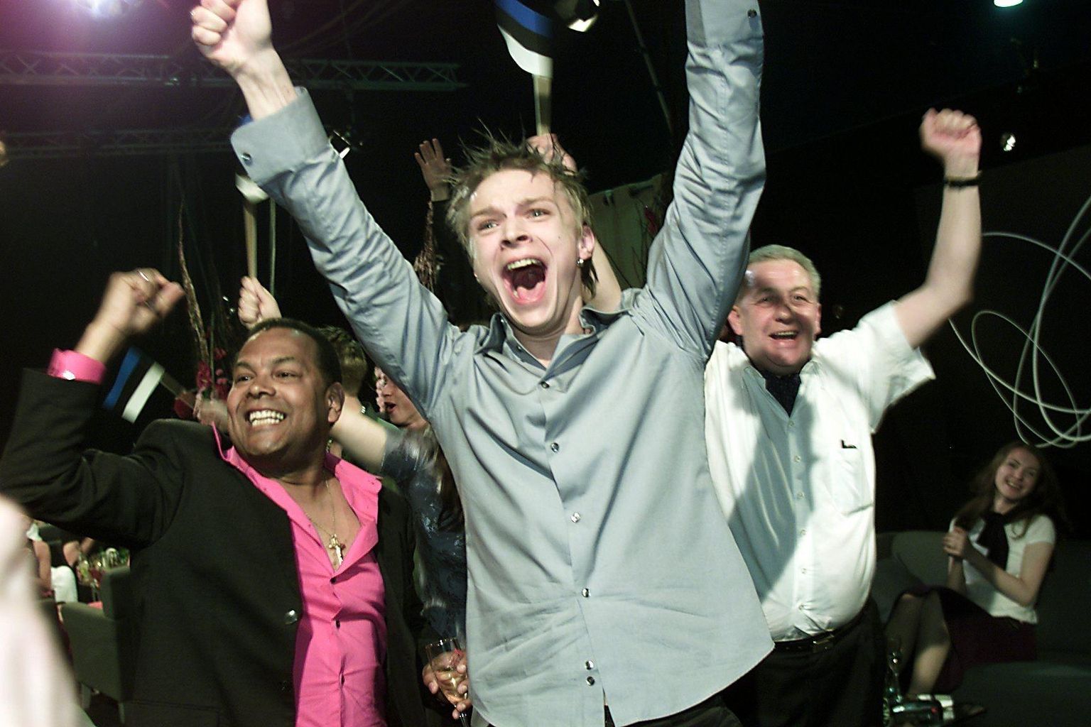 Võidurõõm - Tanel Padar ja Dave Benton võidavad Eurovisiooni 2000. aastal.