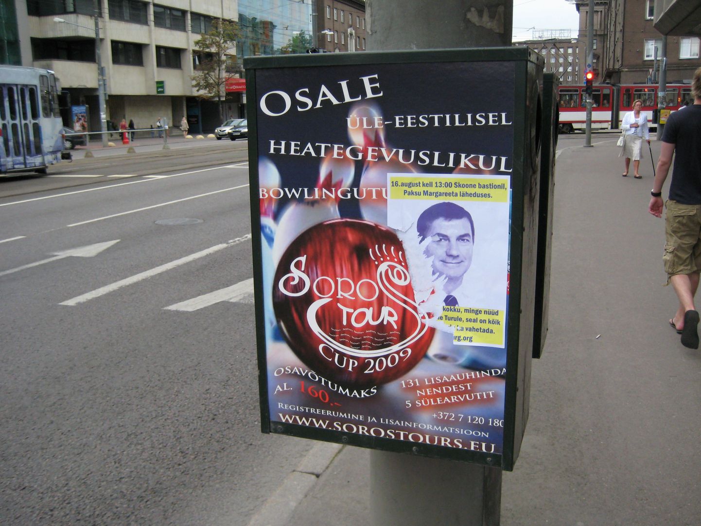 Vaba turu organiseerijad kasutasid reklaamis ka peaminister Andrus Ansipi fotot.