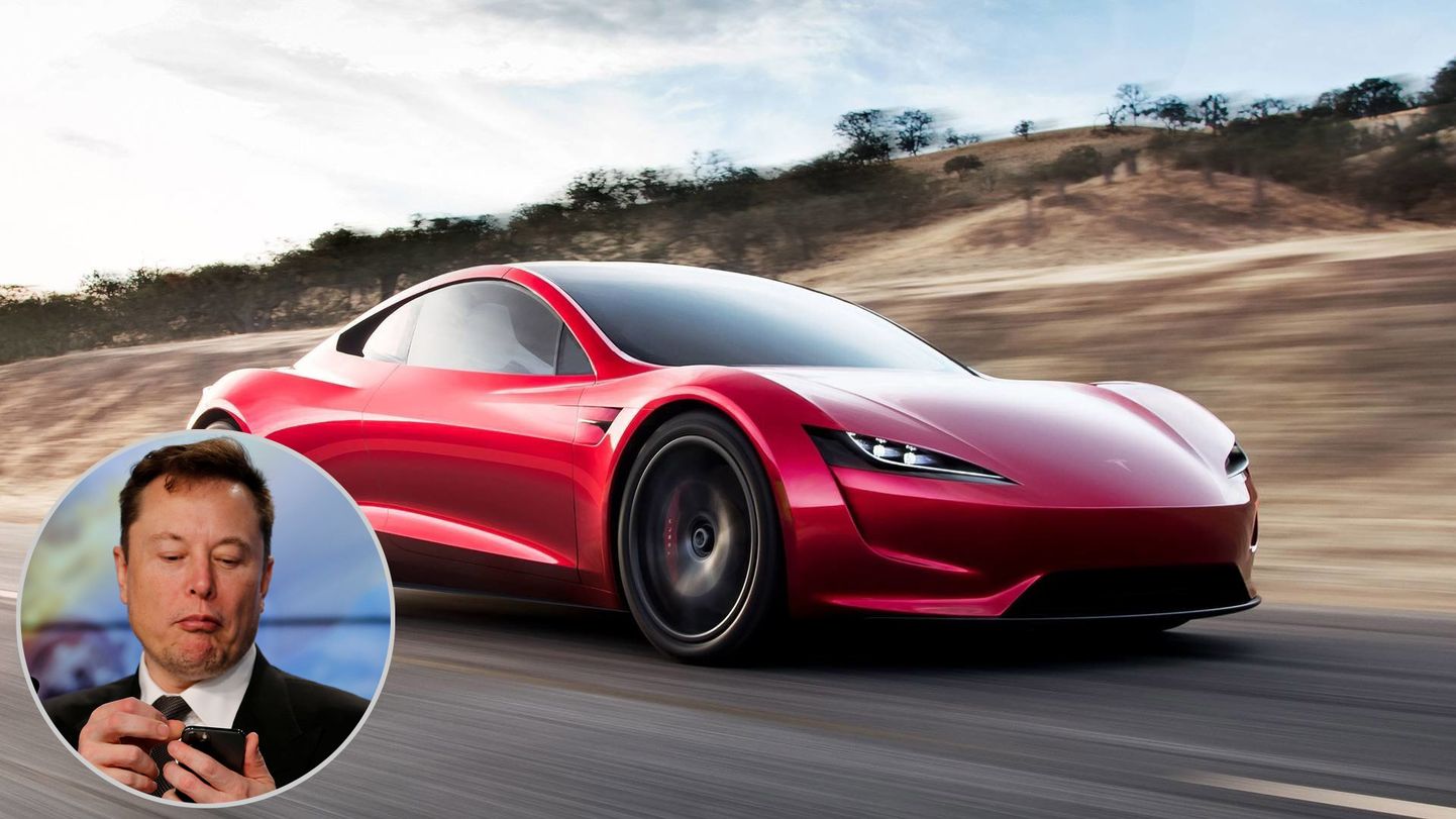 Īlons Masks un Tesla Roadster