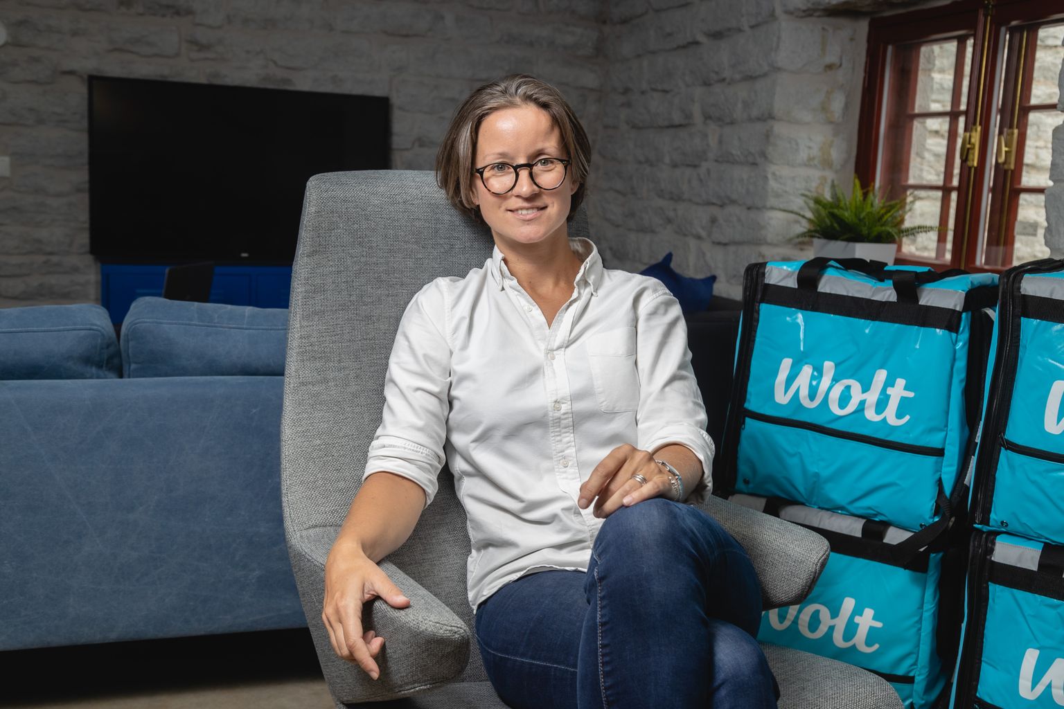 The architect of food delivery service Wolt’s Baltic businesses Liis Ristal.