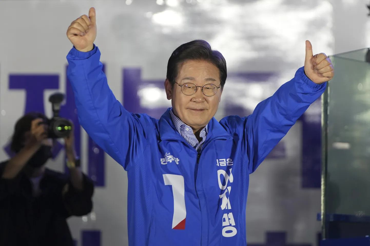 Lõuna-Korea Demokraatliku Partei kandidaat Lee Jae-myung. 2. juuni 2025.