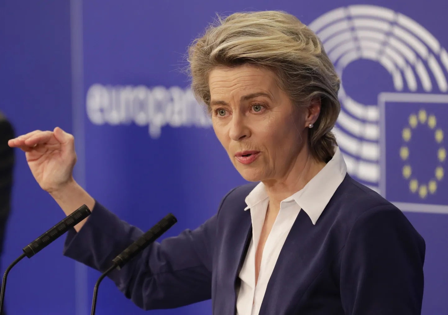 Ursula von der Leyen: tema telefonikõnest Joe Bideniga loodetakse saada karistustollidele leevendust.