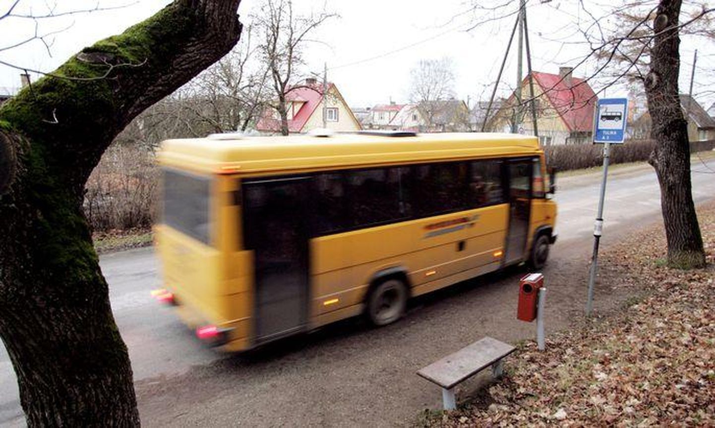 Rakvere linnaliini number 5 bussi sõidugraafikus on muutusi. Pilt on illustreeriv.