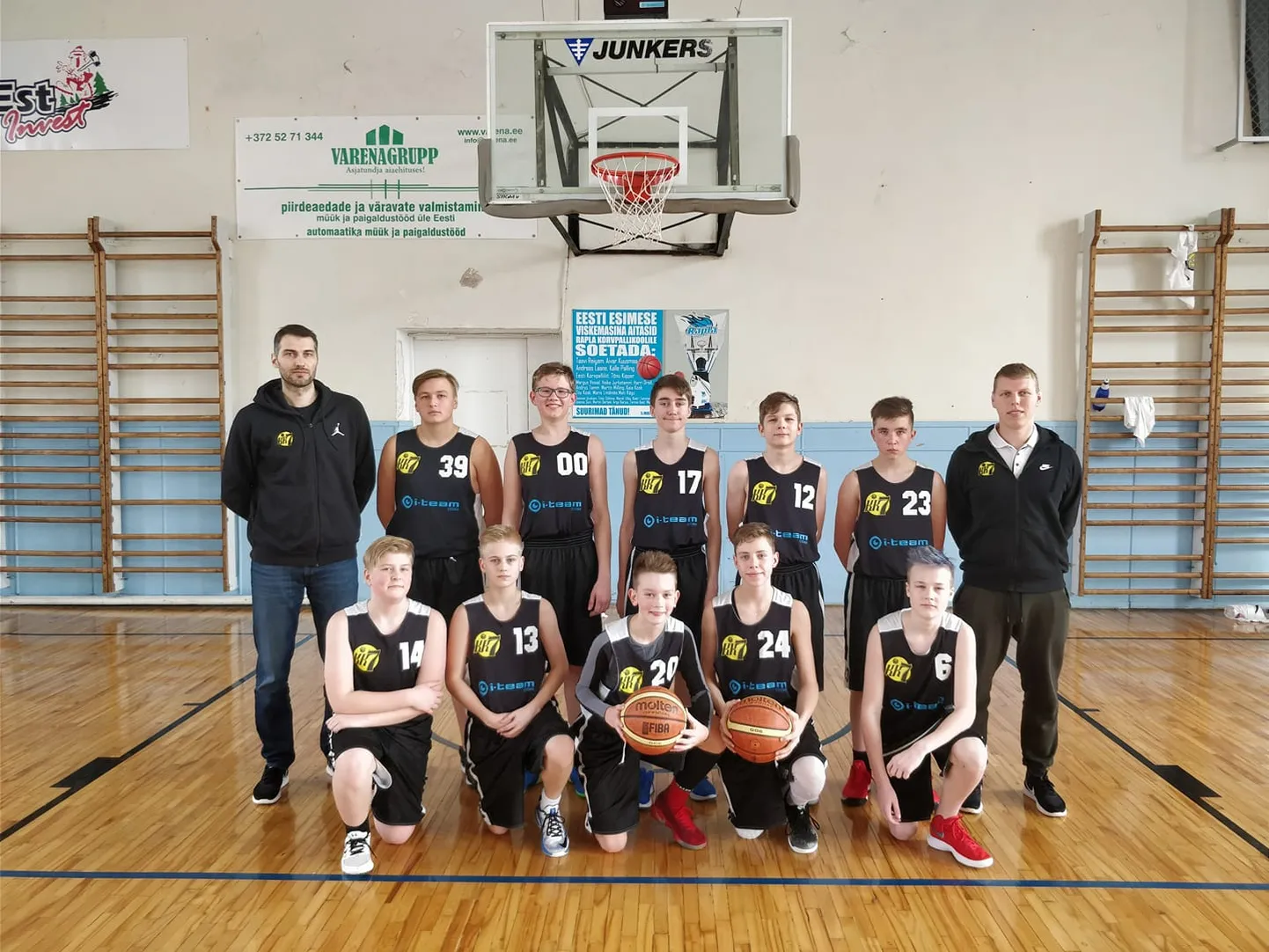 Korvpalliklubi Seitse U14 võistkond: (taga vasakult) peatreener Rait Keerles, Remo-Rico Martinson, Hanno Martti Talts, Raul Ruugla, Karl-Gregor Keerles, Hardi Martjak, abitreener Erjo Paris, (ees vasakult) Lauri Olde, Gregori Sild, Tommy Tristan Jakobson, Cevin Liivat, Marthen Neeme Pahk. Veel mängis meeskonnas Sander Perillus.