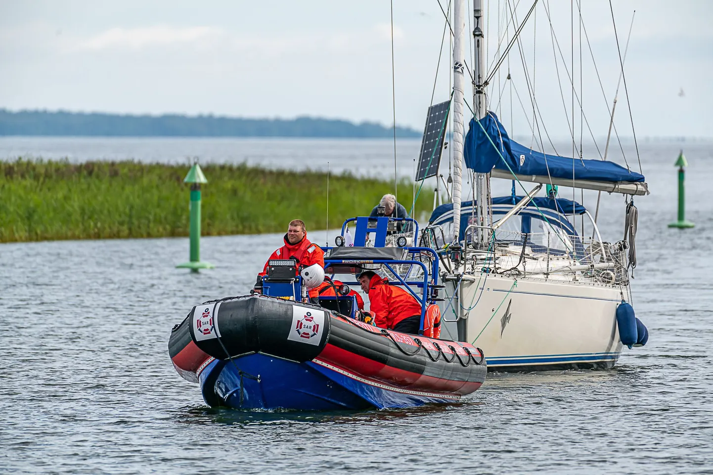 Saaremaa vabatahtlik merepääste. Foto on illustreeriv.