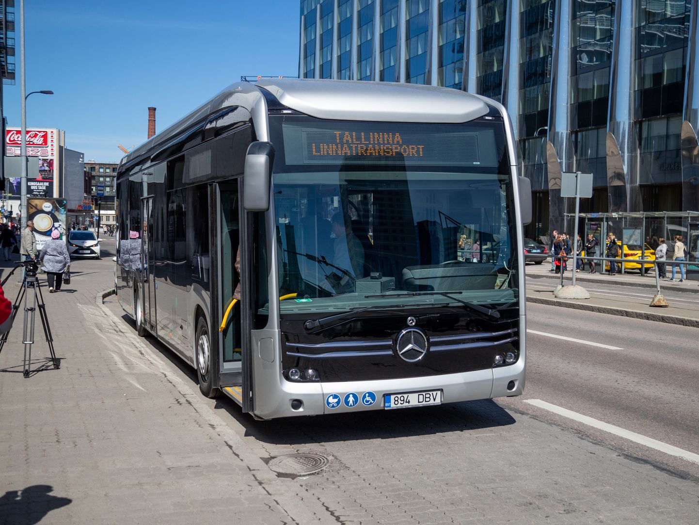 Tallinna Linnatranspordi poolt testitud Mercedes Benzi elekribuss.