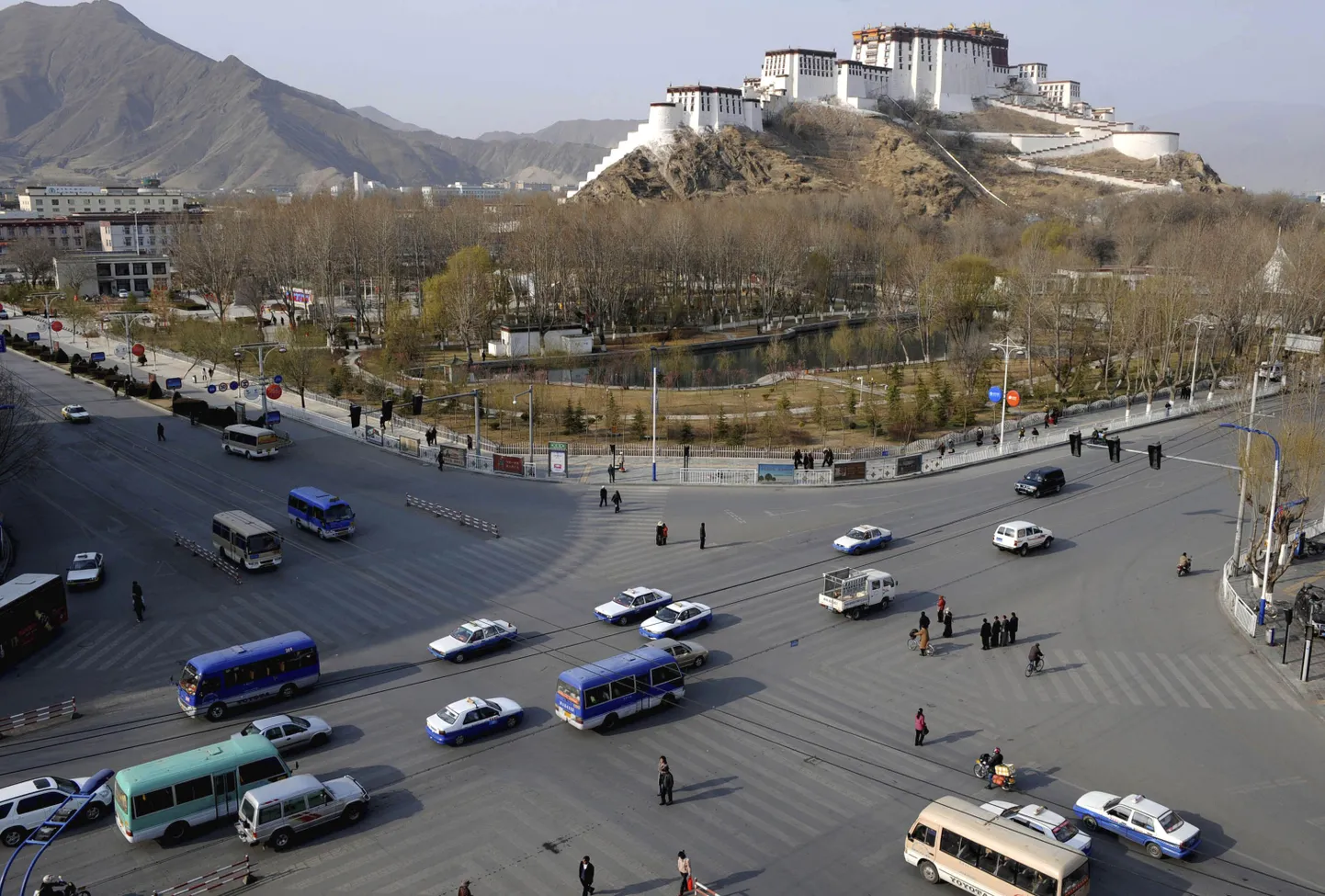 Hiina Rahvavabariigi Tiibeti autonoomse piirkonna pealinn Lhasa.