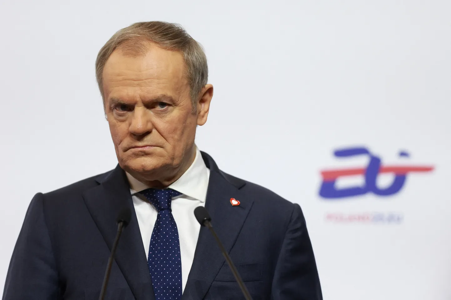 Poola peaminister Donald Tusk. 7. veebruar 2025.