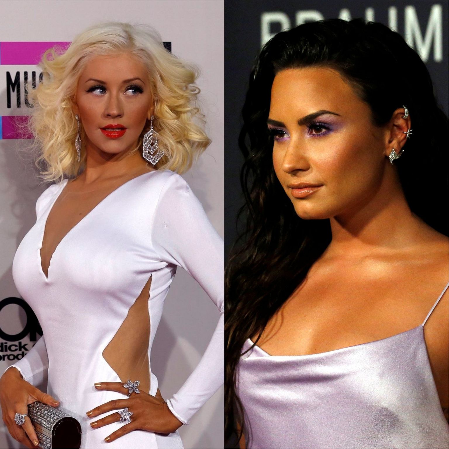 Christina Aguilera ja Demi Lovato