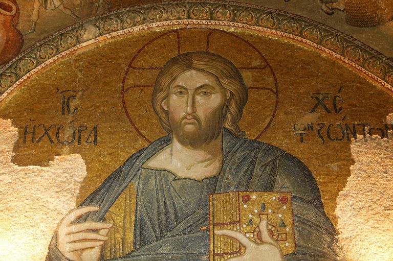 Jeesust kujutav seinamaaling