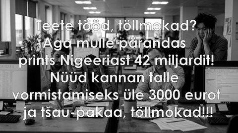 Teete tööd, töllmokad?