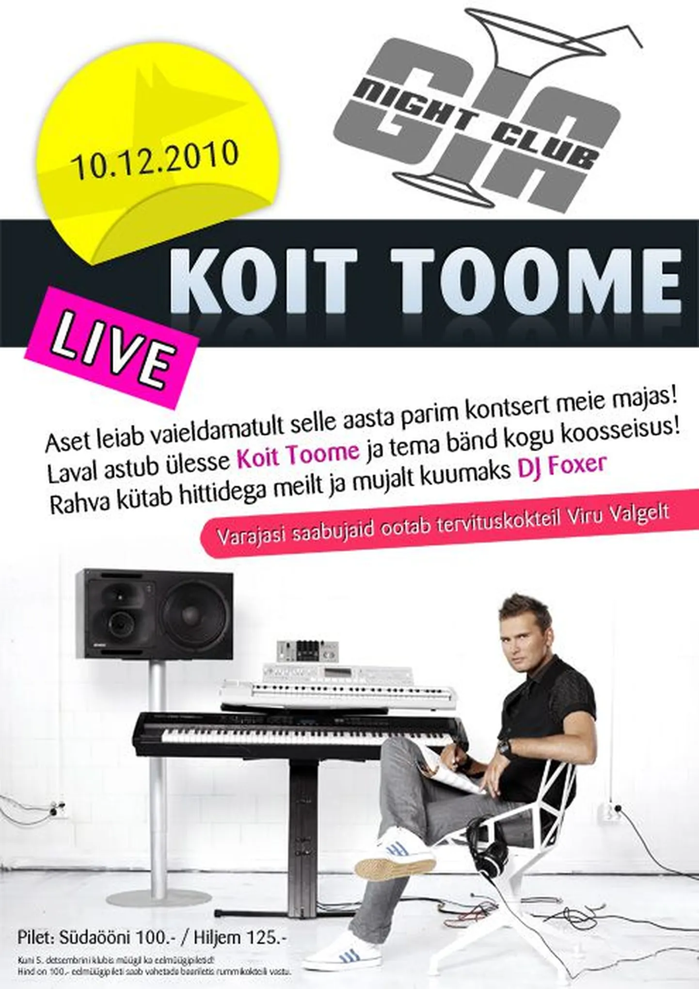 Reedel ööklubis GIA Koit Toome!