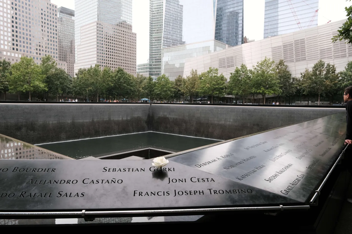 2001. aasta 11. septembriterrorirünnakute ohvrite memoriaal New Yorgis.