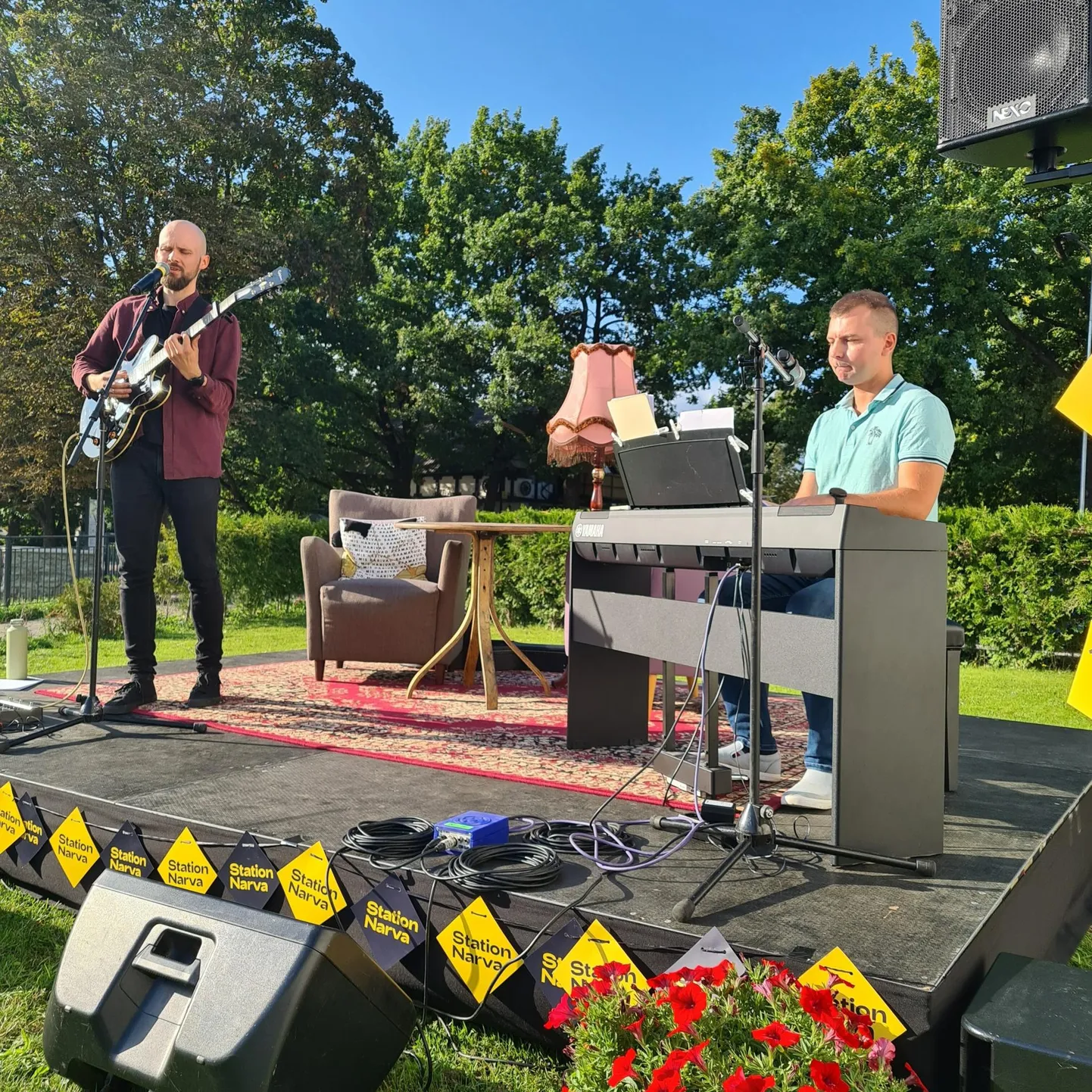 Virumaa Suvesaundi osaleja Kain (kitarriga) sai kutse esineda festivalil Station Narva.