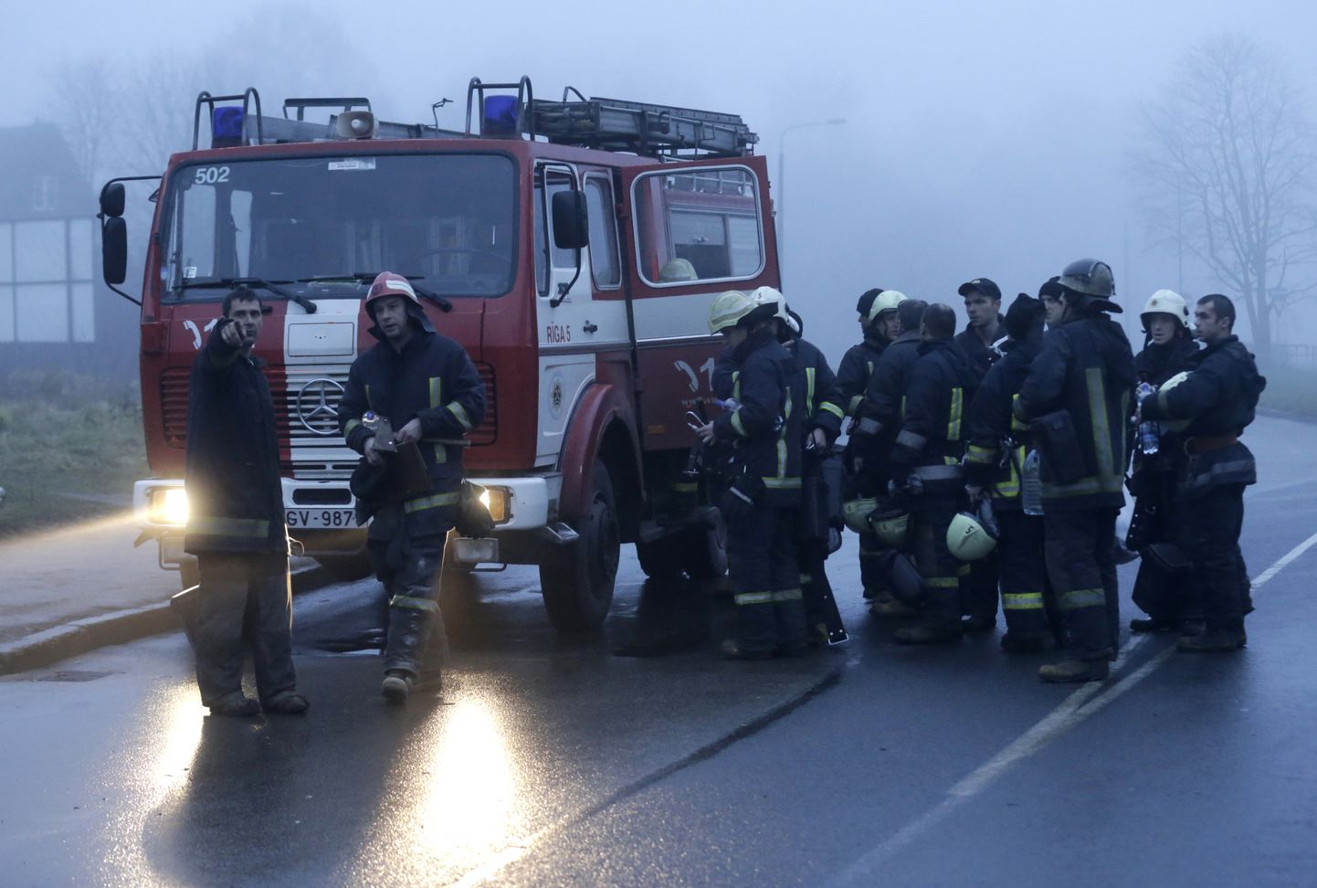 Läti tuletõrjujad.