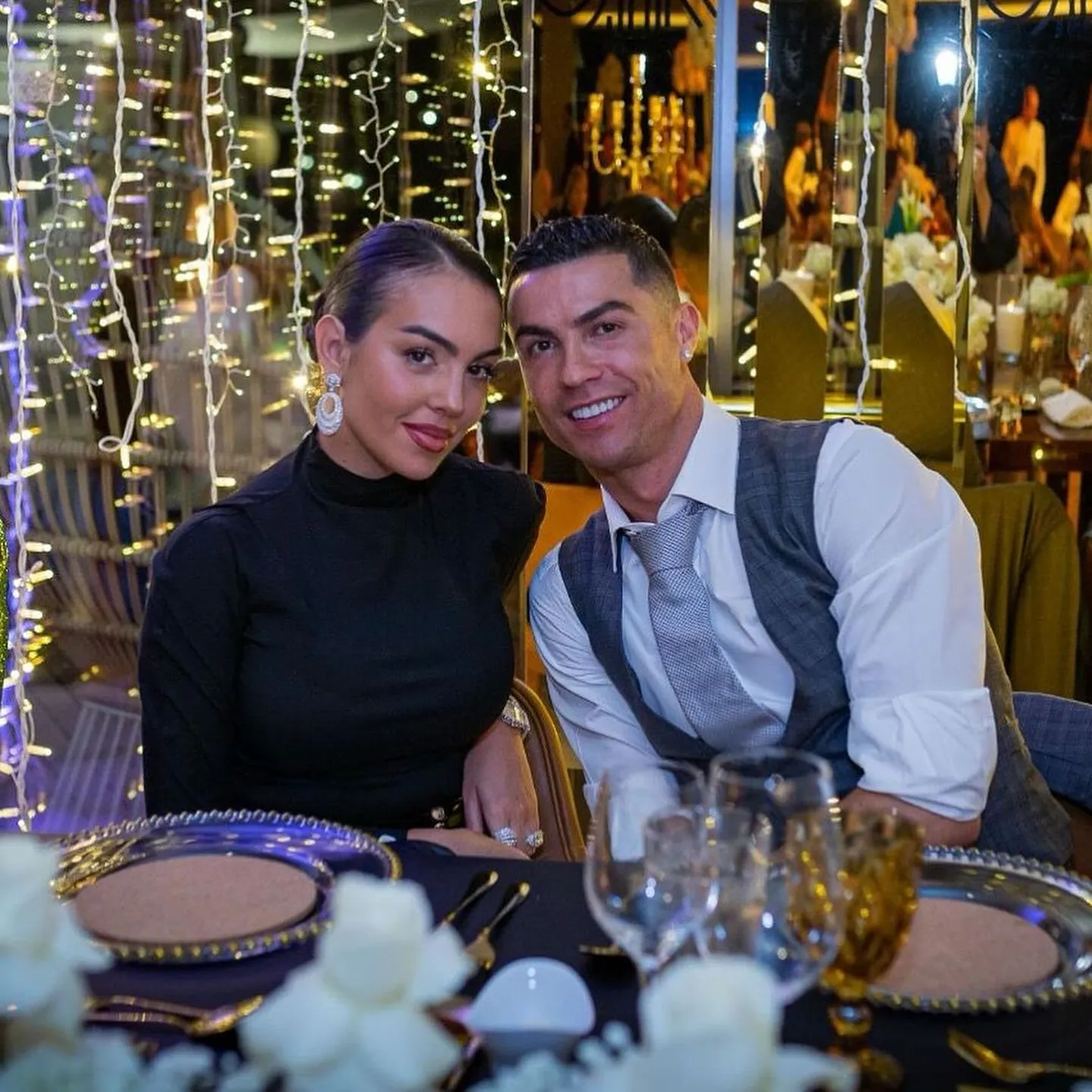 Georgina Rodriguez ja Cristiano Ronaldo.
