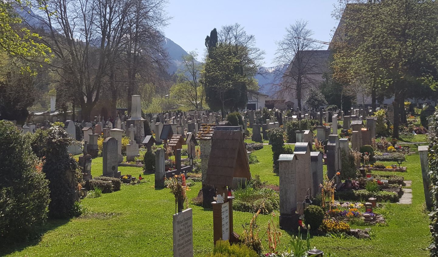 Surnuaed Berchtesgadenis Lõuna-Saksamaal.