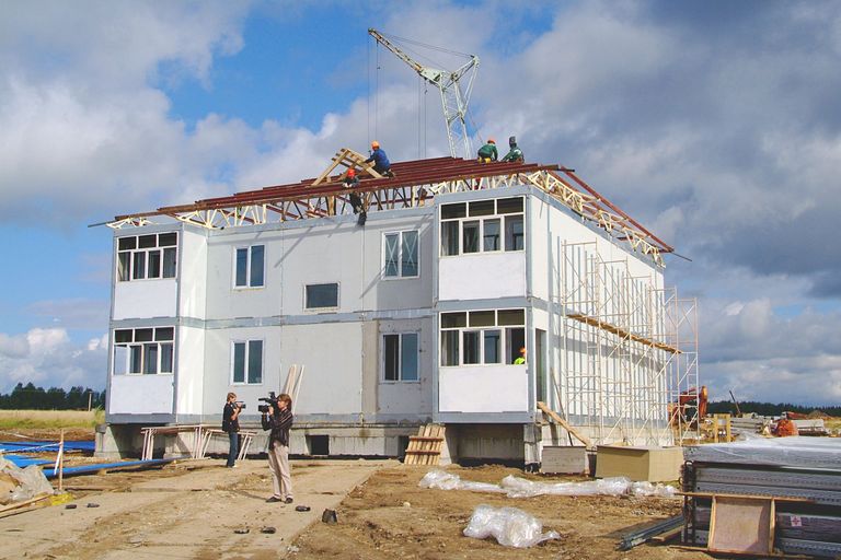 Uus maja Bereznikist evakueeritavatele