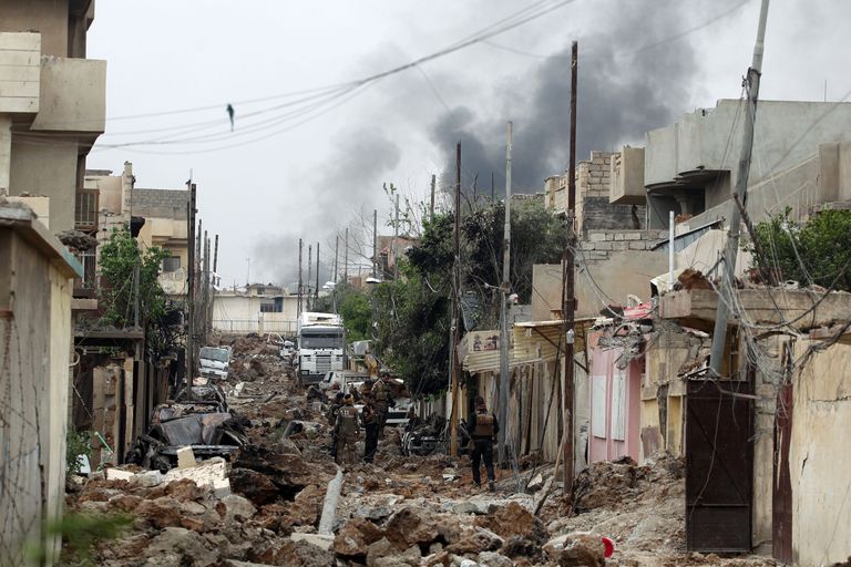 Iraagi terrorismivastane üksus Lääne-Mosulis
