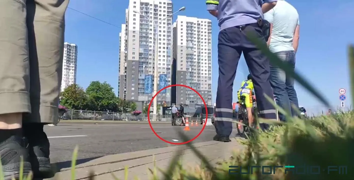 Задержание триатлониста в Минске