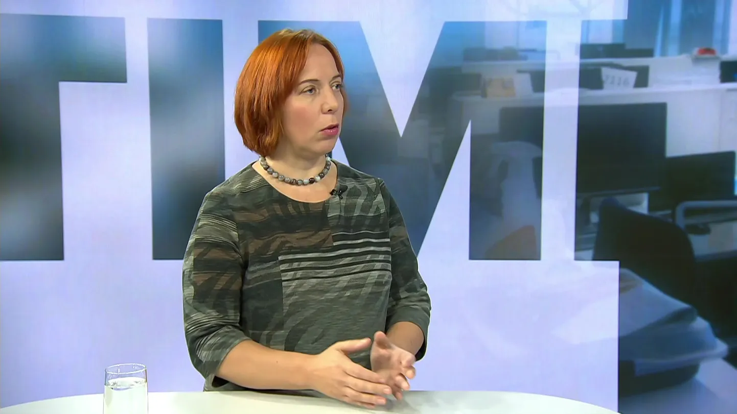 Майлис Репс в эфире передачи Otse Postimehest.