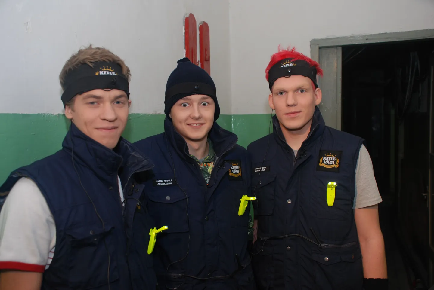 Pärnu Koidula gümnaasiumit esindasid KeeleVäes Argo Leht, Timo Mitt ja Priit Lätt.