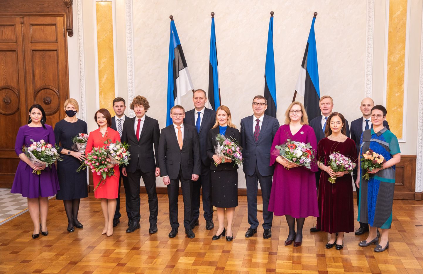 The ministers of the government of Kaja Kallas.