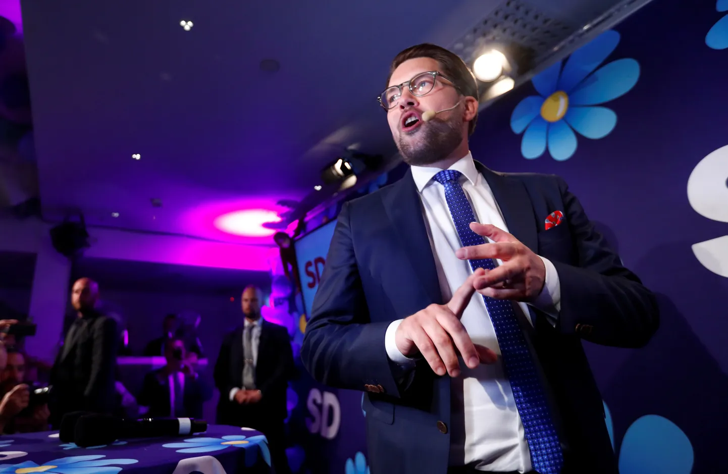 Rootsi Demokraatide esimees Jimmie Åkesson.