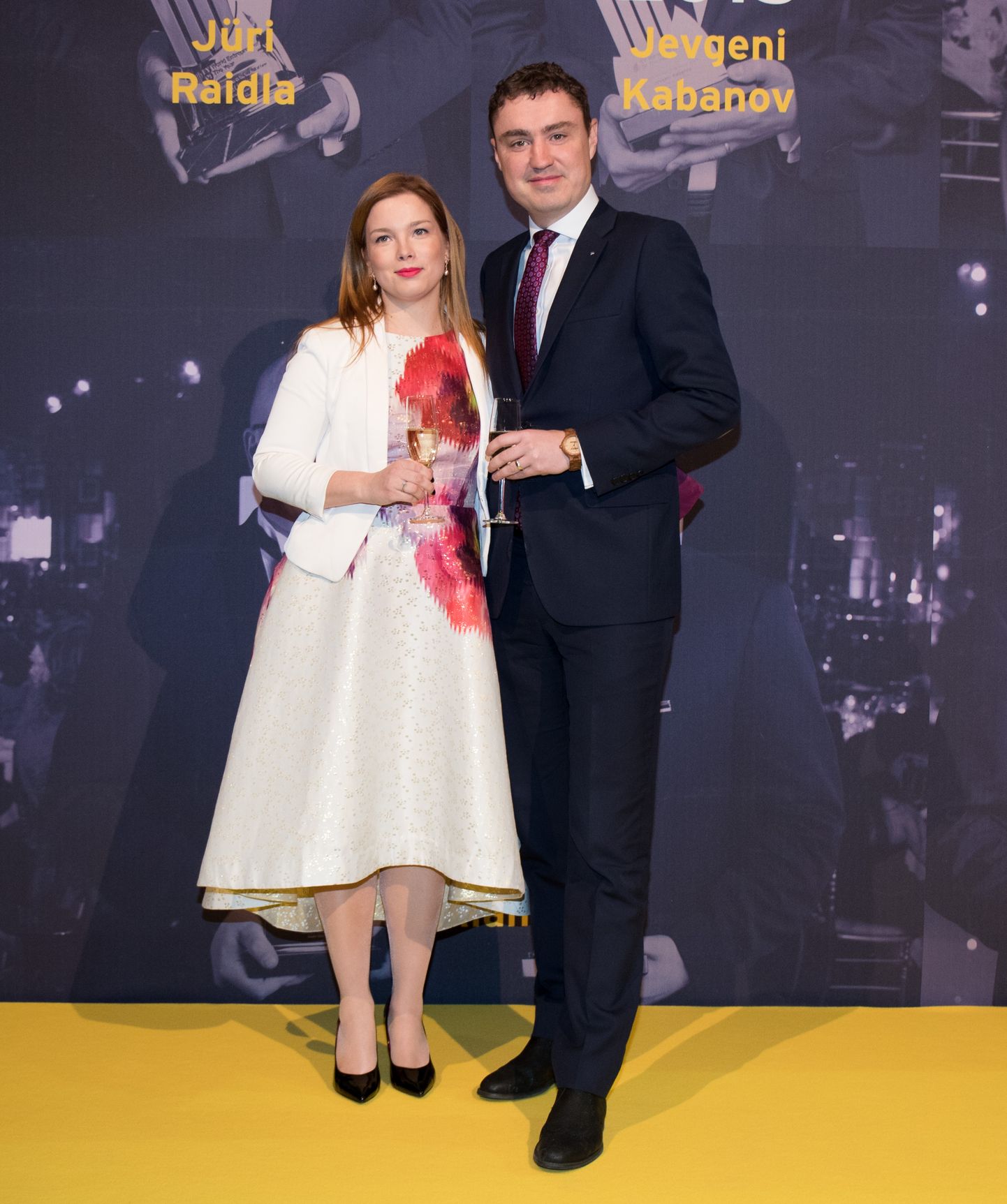 EY aasta ettevõtja gala Kultuurikatlas. Taavi ja Luisa Rõivas 2018. aastal.