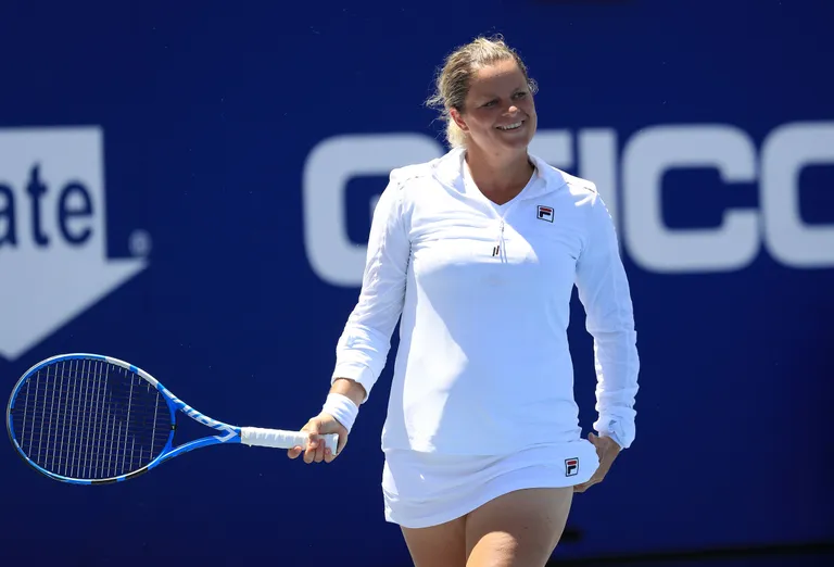 Kim Clijsters mullu enne US Openit.