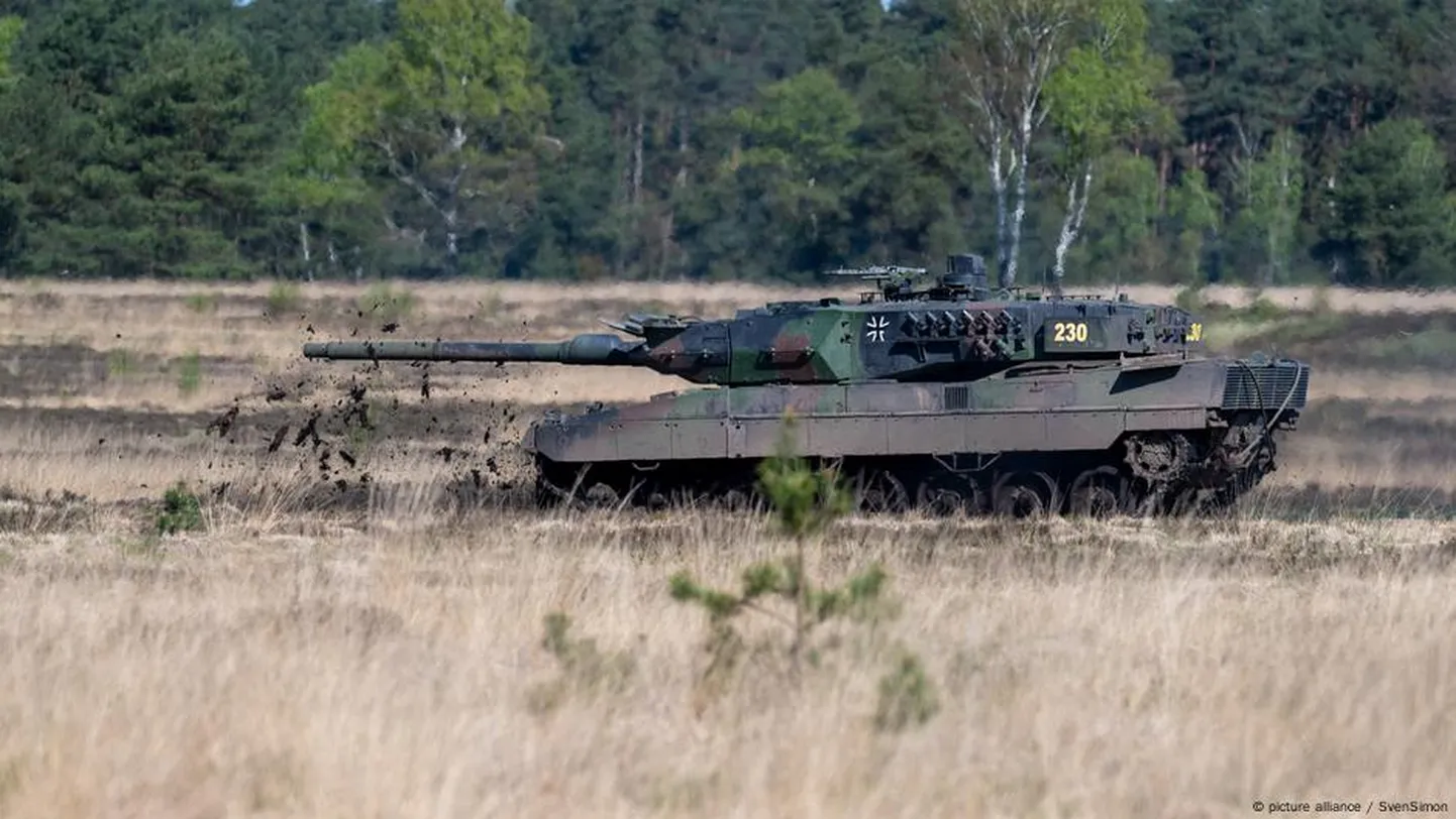 Немецкий танк Leopard 2 A6.
