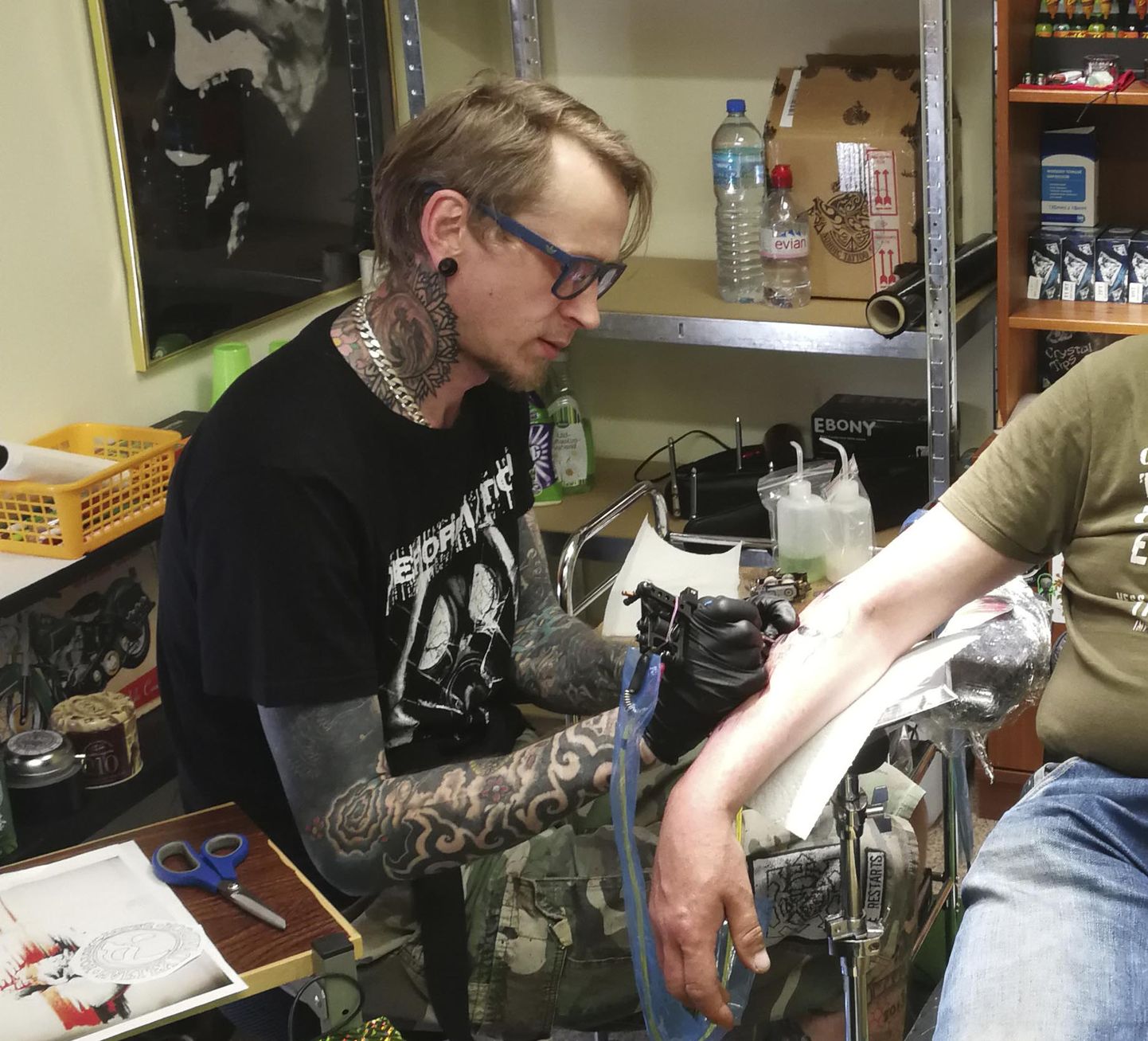 Edy salong Underground Voltage Tattoo on Viljandis tegutsenud mitu aastat, kuid huvilisi jagub endiselt.