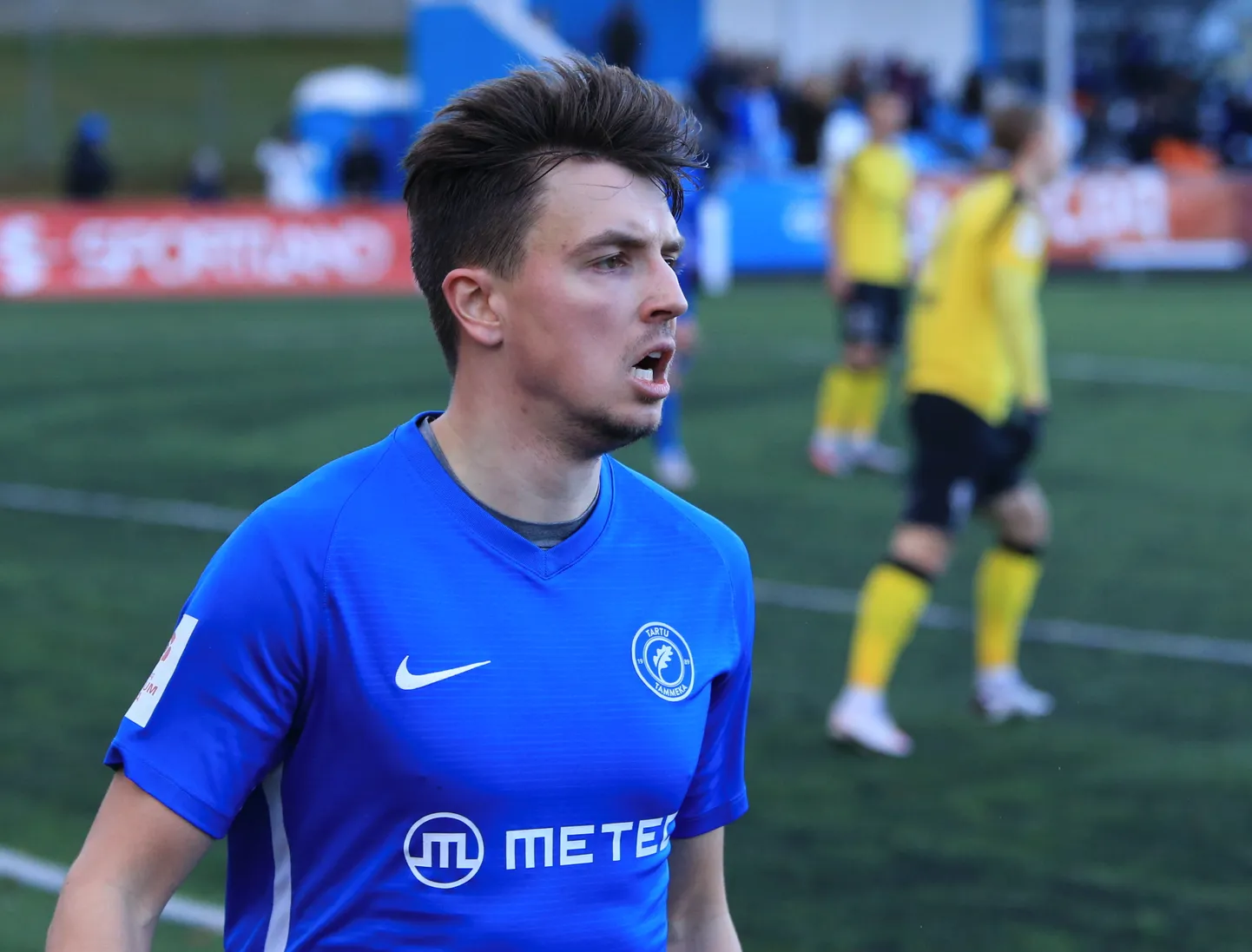 Andre Paju lõi Kuressaare vastu kaks väravat.