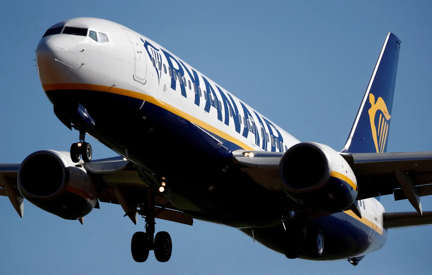 Ryanairi lennuk. Pilt on illustratiivne.