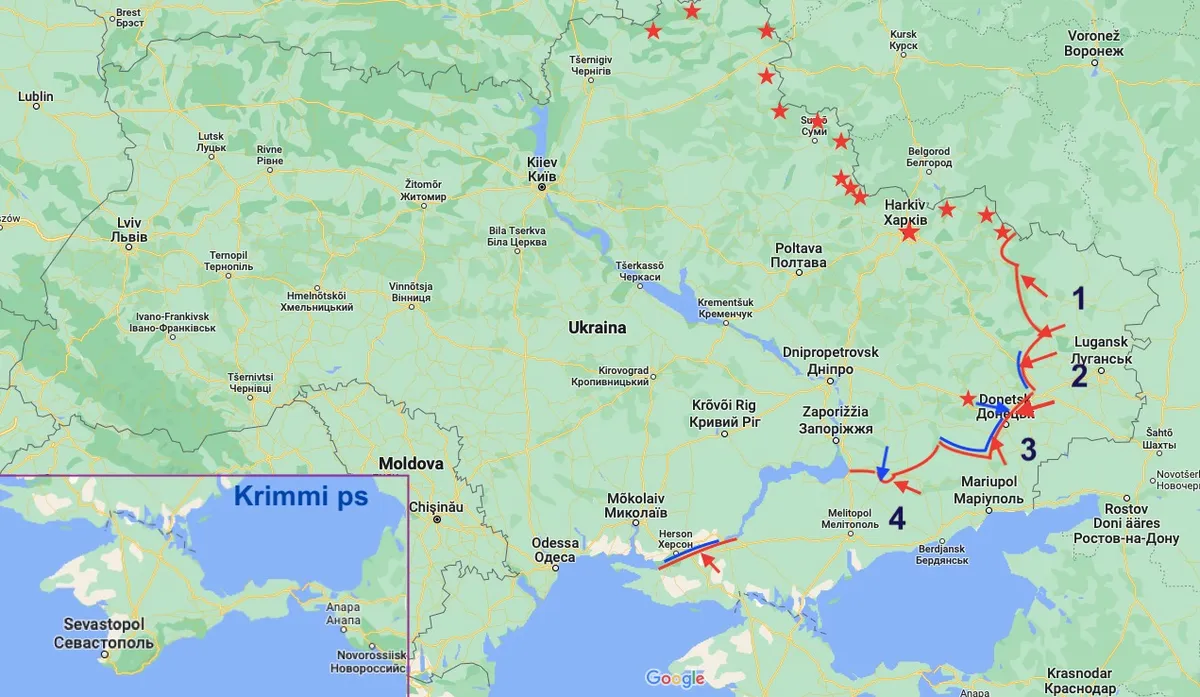 Igor Taro Ukraina rindekaart.