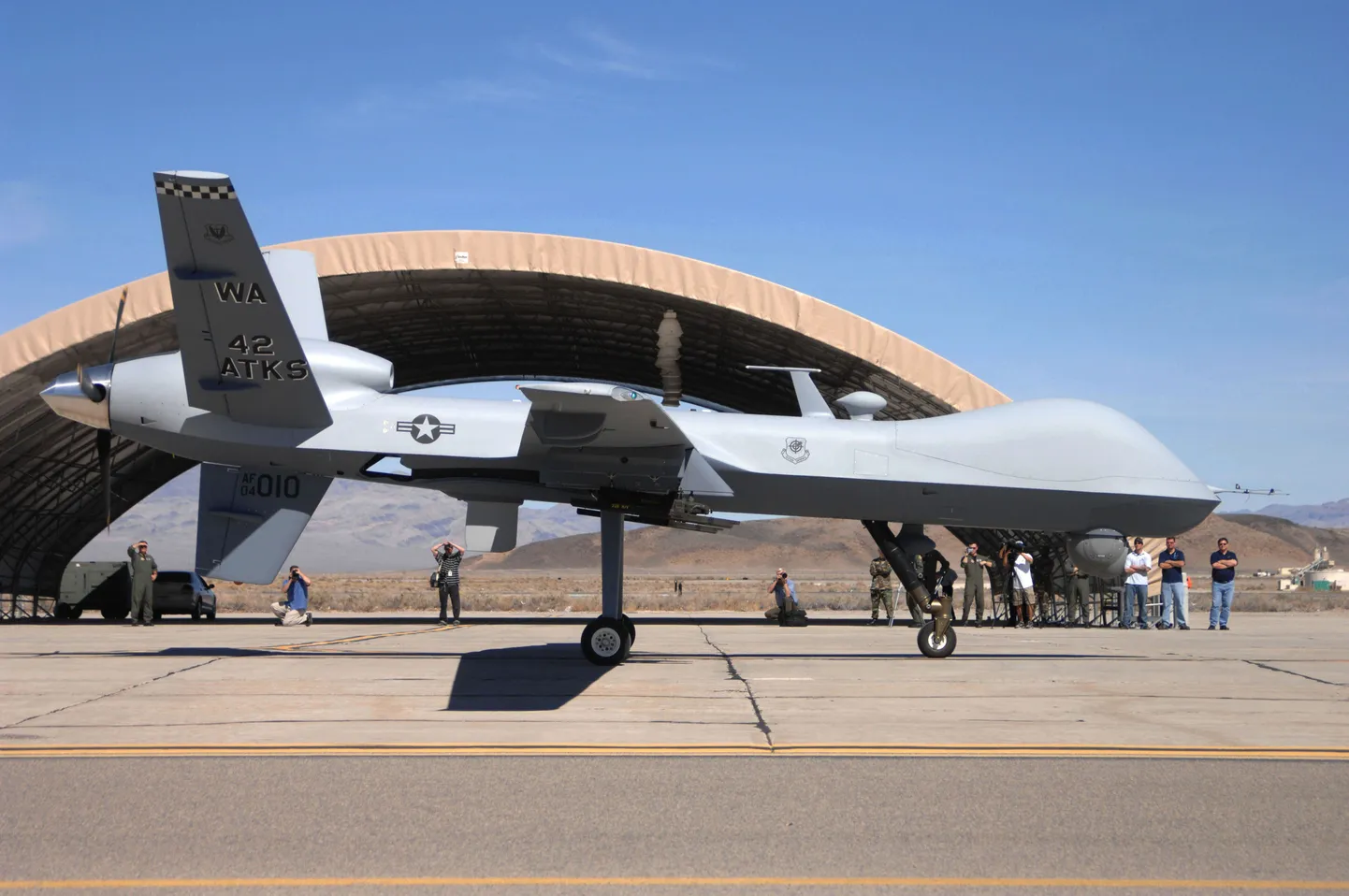 Ühendriikide MQ-9 Reaper tüüpi mehitamata luurelennuk.