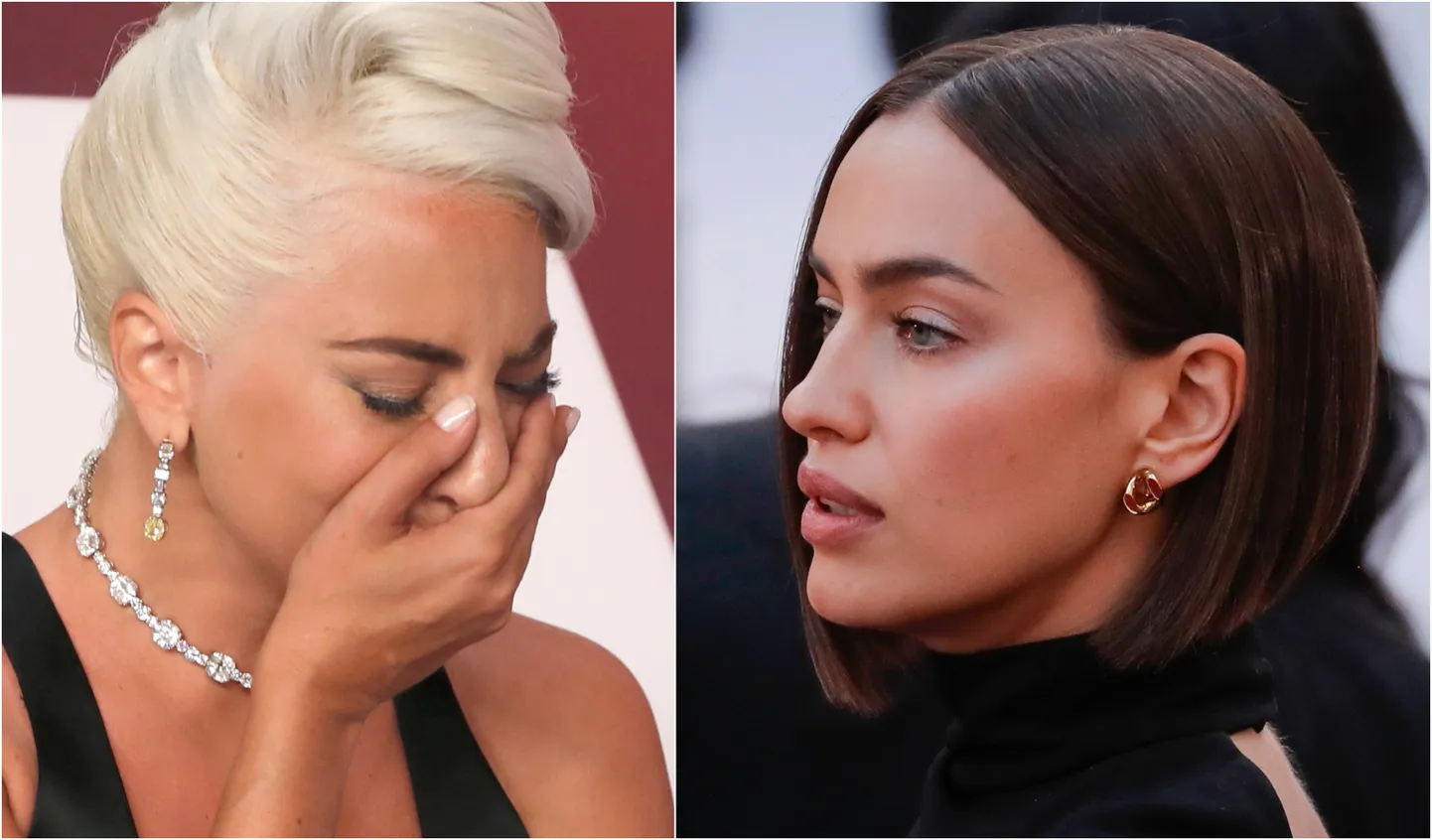 Lady Gaga, foto: Reuters, Scanpix. Irina Shayk, foto: Reuters, Scanpix.