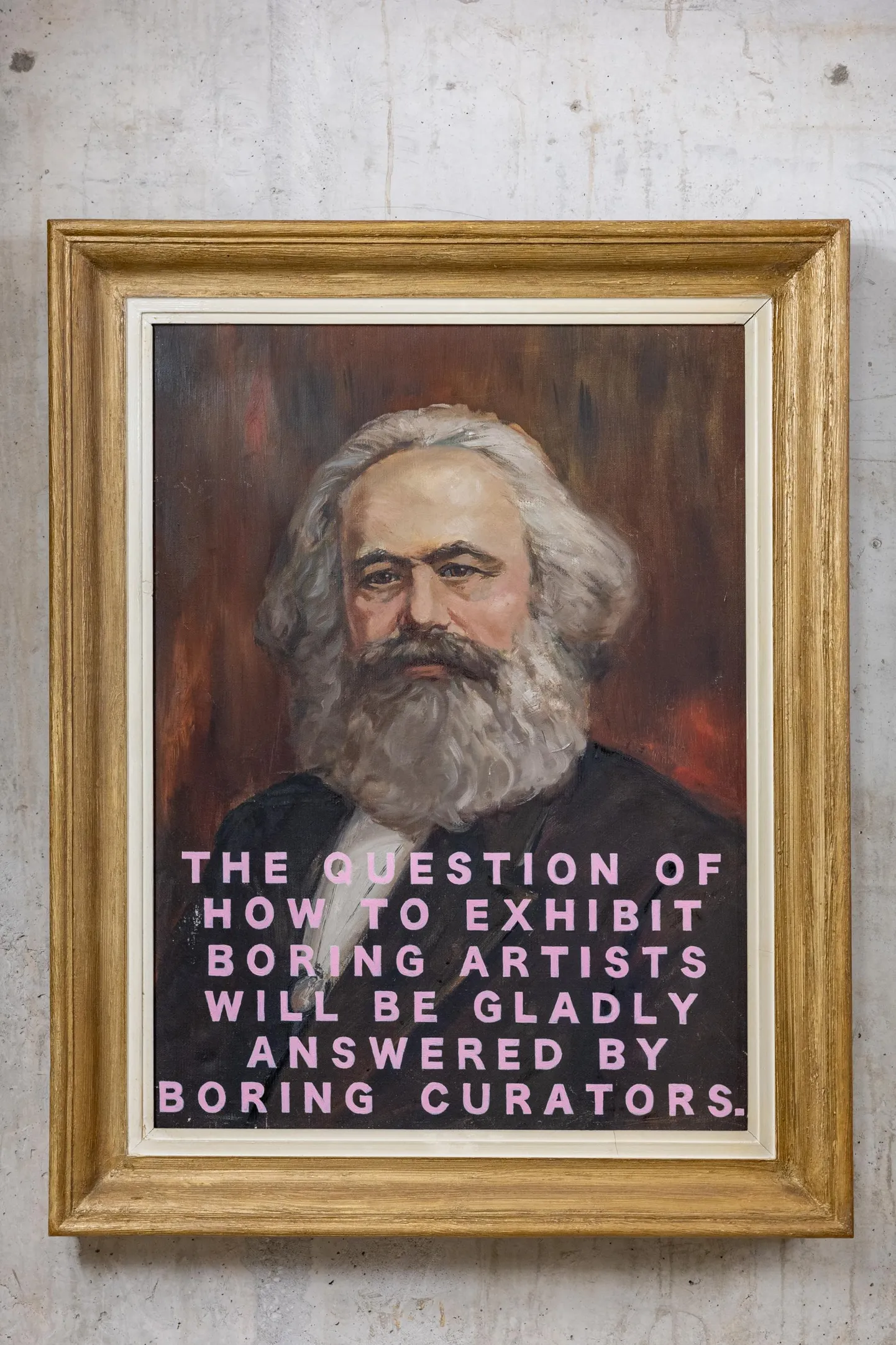 Alexei Gordin «Vandalized Marx».