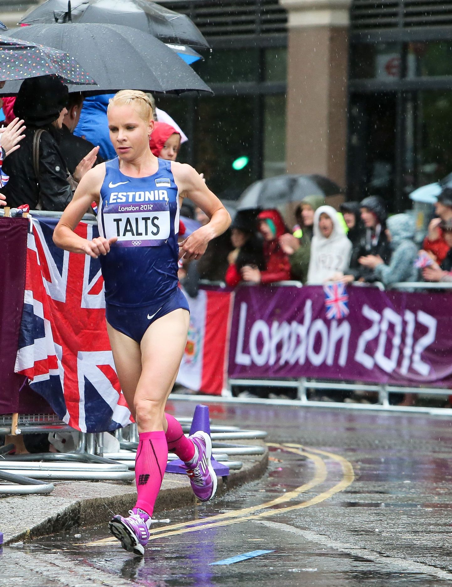 Evelin Talts Londoni olümpiamängudel.