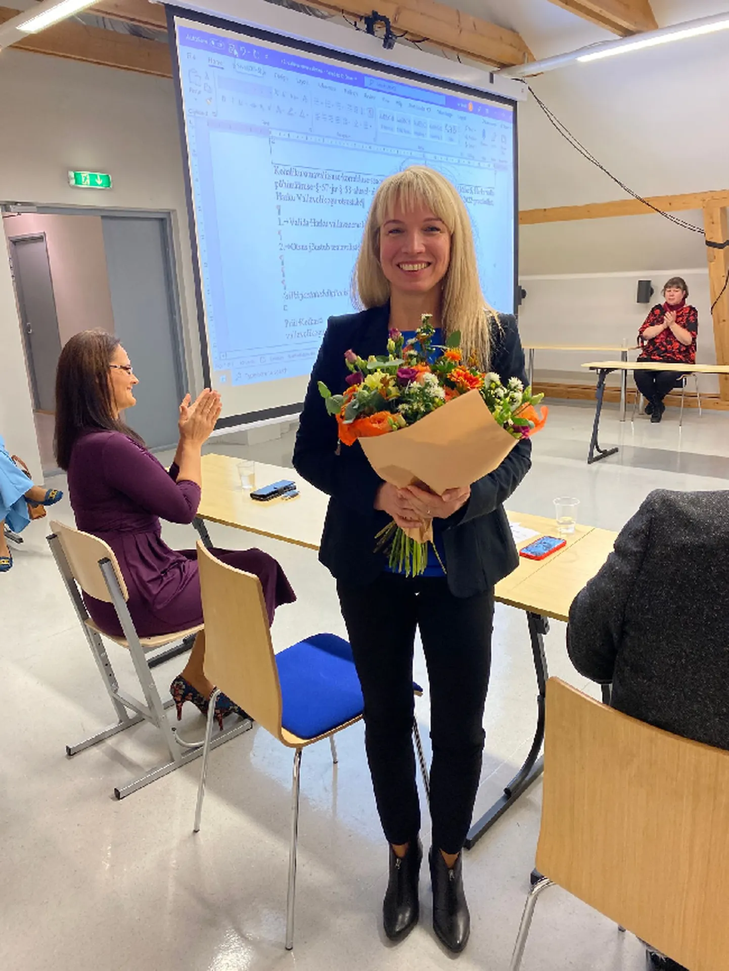 Katrin Krause valiti 2. novembril Harku vallavolikogu istungil uueks vallavanemaks.